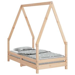vidaXL S&auml;ngram f&ouml;r barns&auml;ng 70x140 cm massiv furu