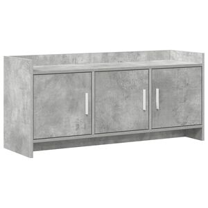 vidaXL TV-sk&aring;p 102 x 33 x 47 cm Betonggr&aring; Konstruerat tr&auml;