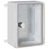 vidaXL Kontrollsk&aring;p Gr&aring; 28 x 13 x 28 cm ABS Plast