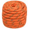 vidaXL B&aring;tlina orange 20 mm 25 m polypropylen