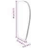 vidaXL S&auml;nggavel &Ouml;ra D&auml;mpad Gr&aring; 40 x 23 x 6 cm PVC