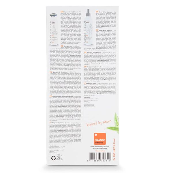 Greenfields Hundschampo och spray set complete 2x250 ml