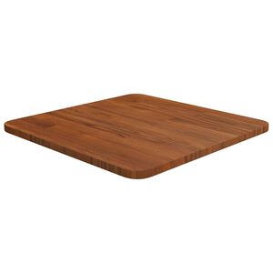 vidaXL Fyrkantig bordsskiva m&ouml;rkbrun 40x40x1,5cm behandlad massiv ek