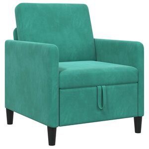 vidaXL Soffa med f&ouml;rvaring Turkos 72 x 78 x 87 cm Polyester