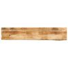 vidaXL Bordsskiva 120x40x3,8 cm levande kant massivt grovt mangotr&auml;