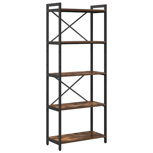 vidaXL Hyllsystem R&ouml;kt ek 60 x 30 x 155 cm Konstruerat tr&auml;