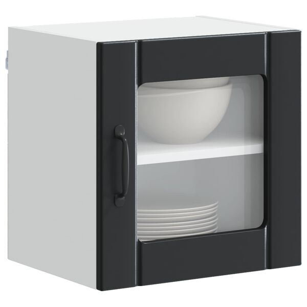 vidaXL K&ouml;kssk&aring;p 2 pcs Svart 40 x 31 x 40 cm Konstruerat tr&auml;