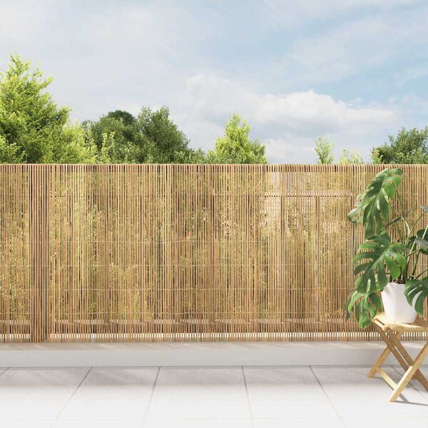 vidaXL Bambust&auml;ngsel Brun 400 x 125 cm Bambu