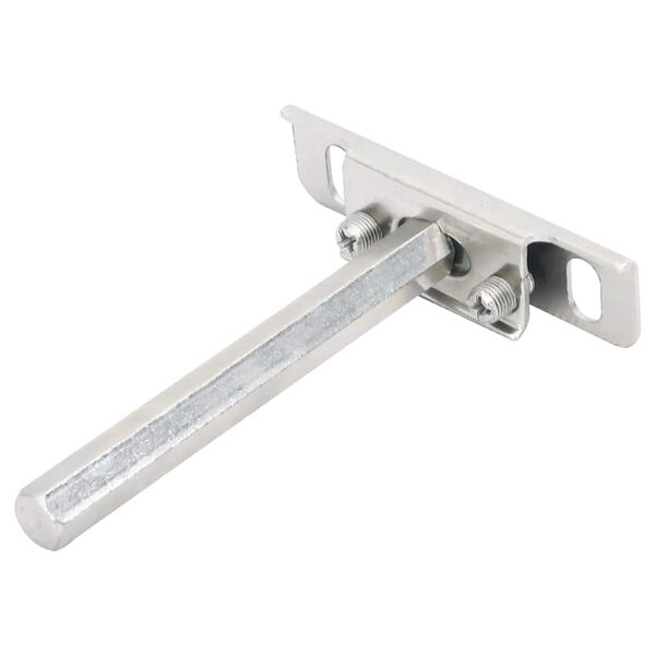 vidaXL Konsoler för flytande hyllplan 12st osynlig Ø12x100 mm kolstål