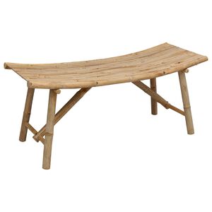 vidaXL Tr&auml;dg&aring;rdsb&auml;nk 110 x 45 x 50 cm Bambus Naturf&auml;rg Rektangul&auml;r