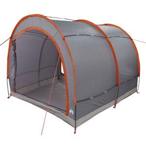 vidaXL Cykelf&ouml;rr&aring;dst&auml;lt Gr&aring; och orange 256 x 222 x 182 cm taffeta