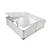 vidaXL Drivb&auml;nk med 4 lock 108x110x41 cm