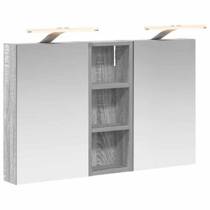 vidaXL Badrumssk&aring;psset 3 pcs 80 x 10,5 x 50 cm Konstruerat tr&auml;