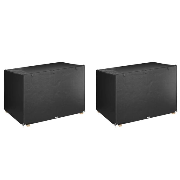 vidaXL Överdrag för hammock 2 st 12 ölj. 215x150x130/150 cm polyeten