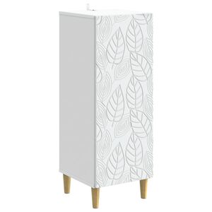 vidaXL Sideboard Vit 33 x 34,5 x 90 cm Konstruerat tr&auml;