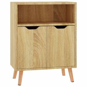 vidaXL Sk&auml;nk sonoma-ek 60x30x72 cm konstruerat tr&auml;