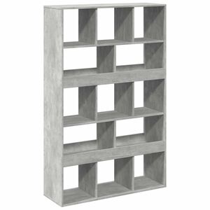 vidaXL Rumsavdelare betonggr&aring; 100x33x156,5 cm konstruerat tr&auml;