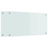 vidaXL K&ouml;ksskydd 2 pcs Vit 80 x 40 cm h&auml;rdat glas