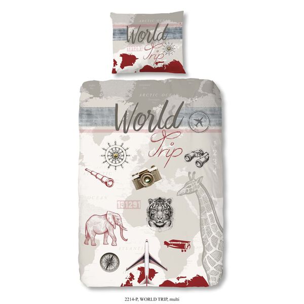 Good Morning B&auml;ddset f&ouml;r barn World Trip 140x200/220 cm