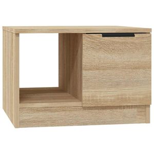 vidaXL Soffbord sonoma-ek 50x50x36 cm konstruerat tr&auml;