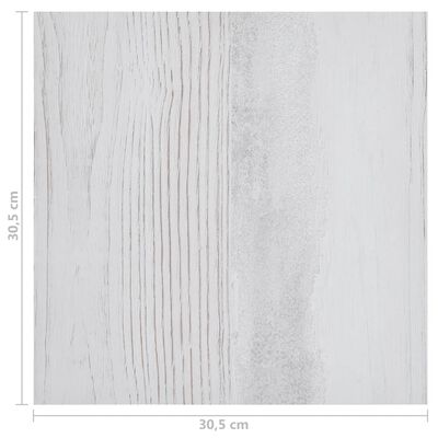 vidaXL Självhäftande golvplankor 55 st PVC 5,11 m² ljusgrå