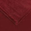 vidaXL Kastfilt Bordeaux R&ouml;d 240 x 270 cm Fleece