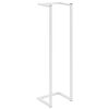 vidaXL Handduksh&auml;ngare vit 25x20x95 cm st&aring;l