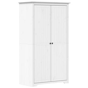 vidaXL Kl&auml;dsk&aring;p BODO vit 99x53,5x173 cm massiv furu