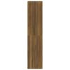 vidaXL Bokhylla/Rumsavdelare brun ek 40x30x135 cm