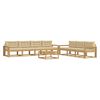 vidaXL Utomhussoffset 7 st Vit och Beige