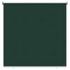 vidaXL Utomhus Rullgardin 90% UV Block M&ouml;rkgr&ouml;n 140 x 140 cm HDPE