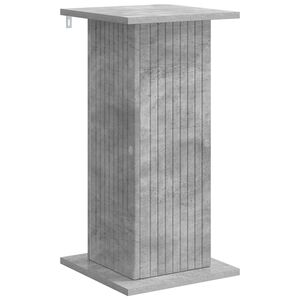 vidaXL V&auml;xtst&auml;ll Betonggr&aring; 30,5 x 30 x 60,5 cm Konstruerat tr&auml;