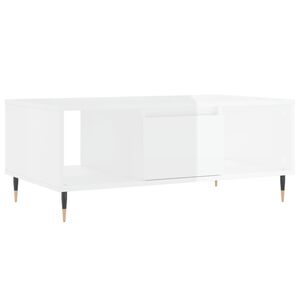 vidaXL Soffbord vit h&ouml;gglans 90x50x36,5 cm konstruerat tr&auml;