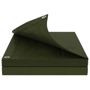 vidaXL Tarpaulin med &ouml;glor Gr&ouml;n 2 x 3 m 180 gsm PE