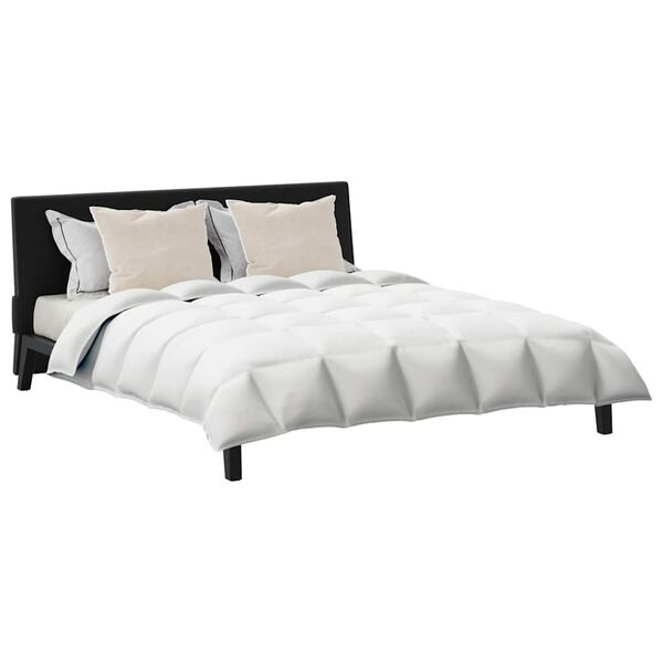 vidaXL Täckeset med kudde 3 pcs Vit Dunfjäder