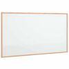 vidaXL Magnetisk whiteboardtavla med massiv fururam 100x55 cm