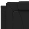 vidaXL Headboard Cushion "Viana" Black 193 cm Faux Leather