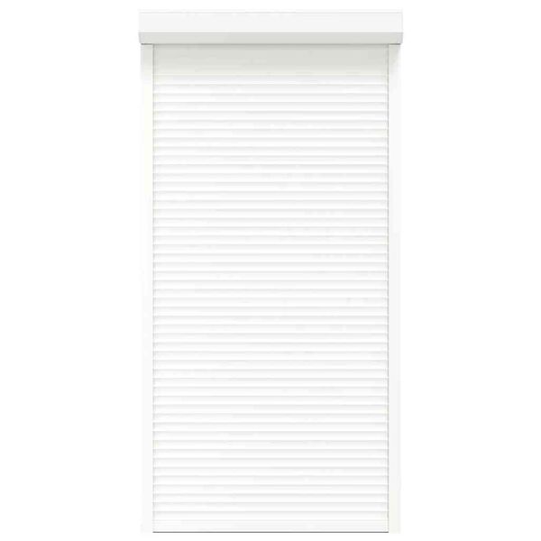 vidaXL Rulljalusi aluminium 110x220 cm vit