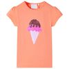 vidaXL T-shirt f&ouml;r barn neonorange 104