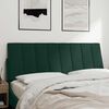 vidaXL Headboard Cushion "Hanko" Dark Green 120 cm Velvet