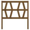 vidaXL Sänggavel honungsbrun 96x4x100 cm massiv furu