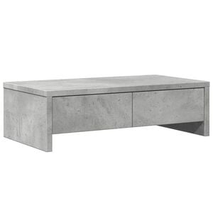 vidaXL Sk&auml;rmst&auml;ll med l&aring;dor betonggr&aring; 50x27x15 cm konstruerat tr&auml;