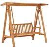 vidaXL Hammock 174 cm massiv teak