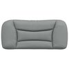 vidaXL Headboard Cushion "Hvar" Light Grey 90 cm Fabric