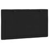 vidaXL Headboard Cushion "Hanko" Black 80 cm Velvet