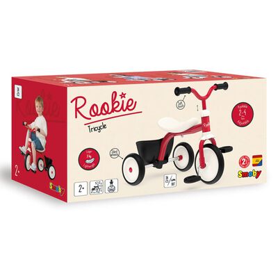 Smoby Baby Trehjuling Rookie röd