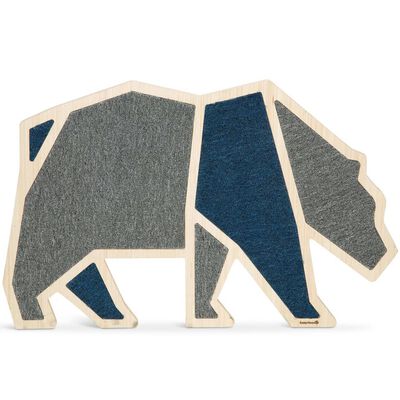 Beeztees Klösbräda Blue Bear 84x54 cm trä