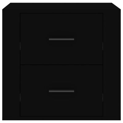 vidaXL Sängbord svart 50x39x47 cm
