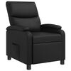 vidaXL Recliner Svart Konstl&auml;der
