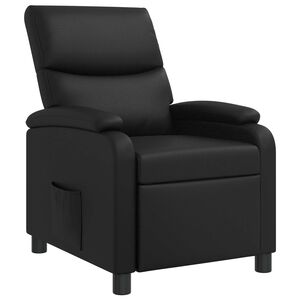 vidaXL Recliner Svart Konstl&auml;der